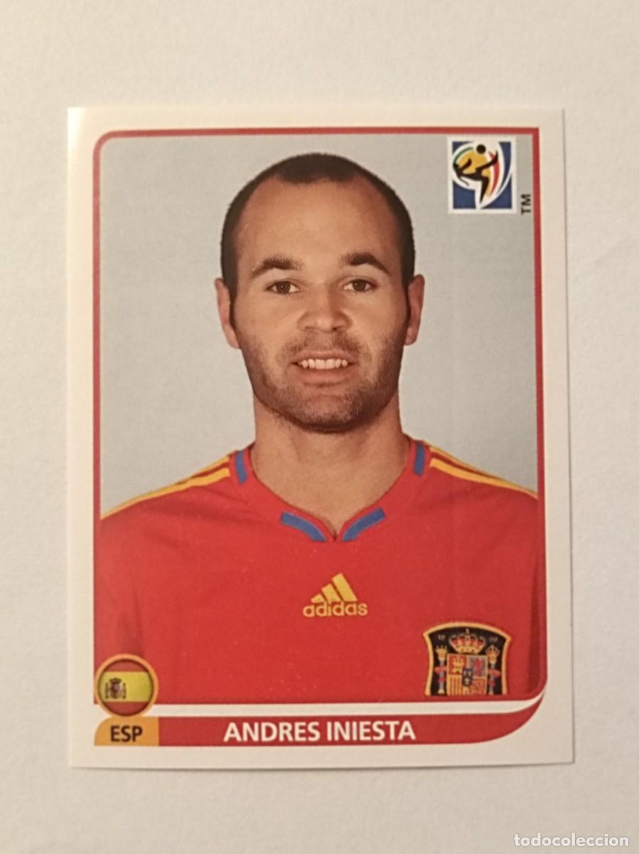 Cromos de f&uacute;tbol: #577 ANDRES INIESTA (ESPA&Ntilde;A) MUNDIAL SUDAFRICA 2010 PANINI