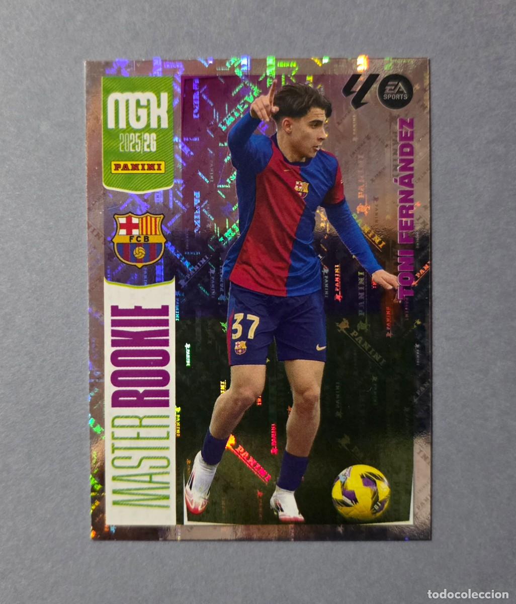 Cromos de f&uacute;tbol: 422 TONI FERN&Aacute;NDEZ (MASTER ROOKIE) - BARCELONA - MEGACRACKS 2025-26 - MGK 25/26 (NUEVO)