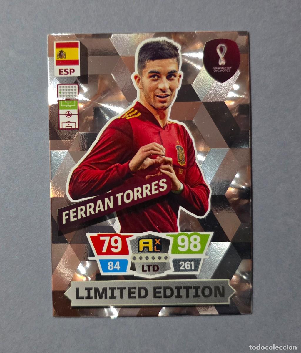 Cromos de f&uacute;tbol: FERRAN TORRES (LIMITED EDITION) - ESPA&Ntilde;A - FIFA WORLD CUP / MUNDIAL QATAR 2022 (NUEVO)