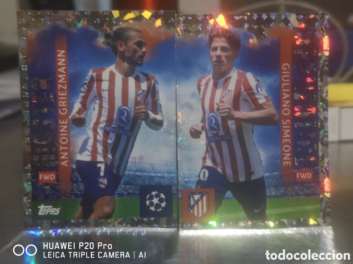 Cromos de f&uacute;tbol: STICKER CHAMPIONS LEAGUE 2025 26 MASTER / APPRENTICE ATLETICO DE MADRID 118 / 119
