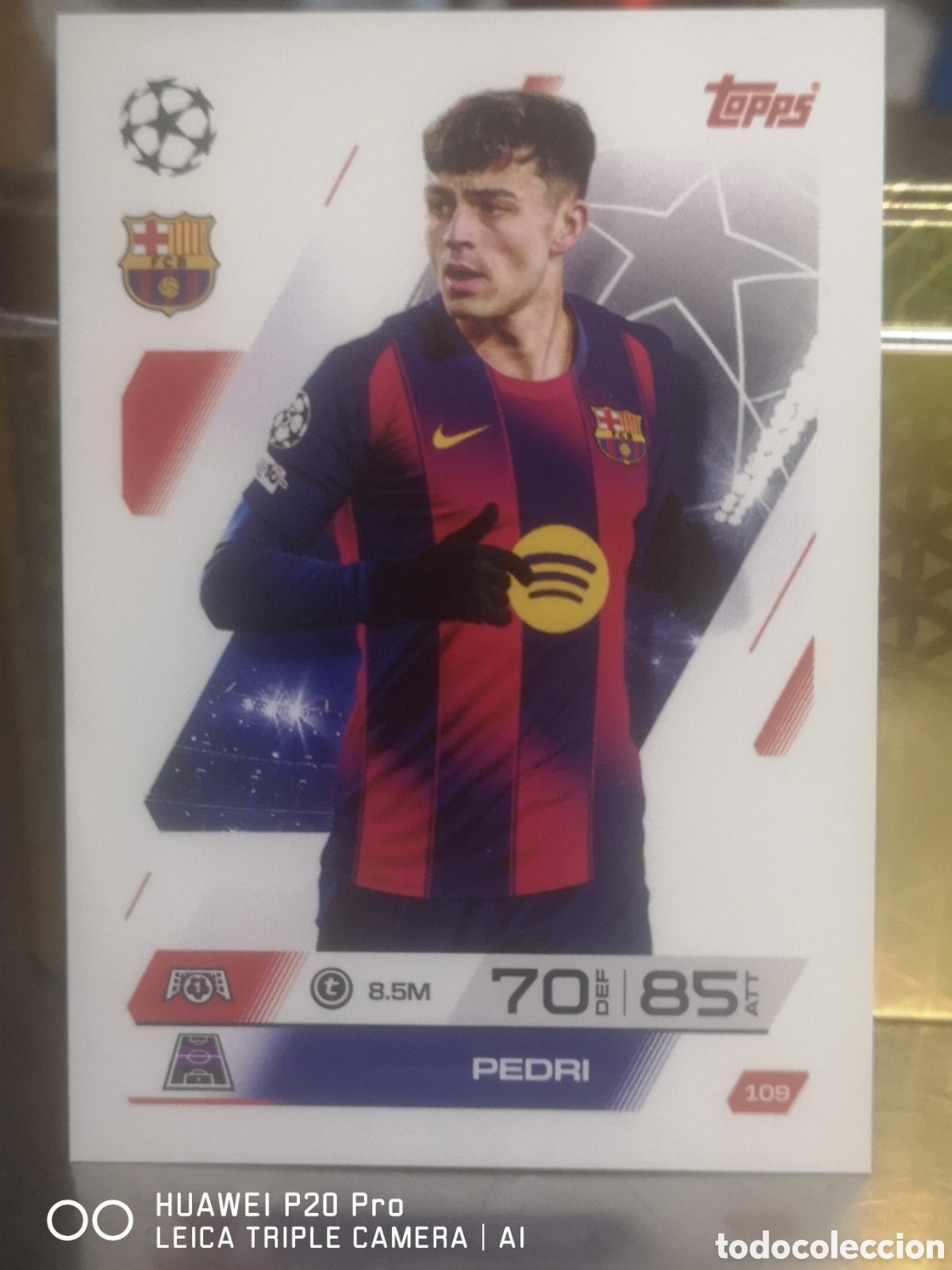 Cromos de f&uacute;tbol: TOPPS MATCH ATTAX 2025 - 26 PEDRI BARCELONA
