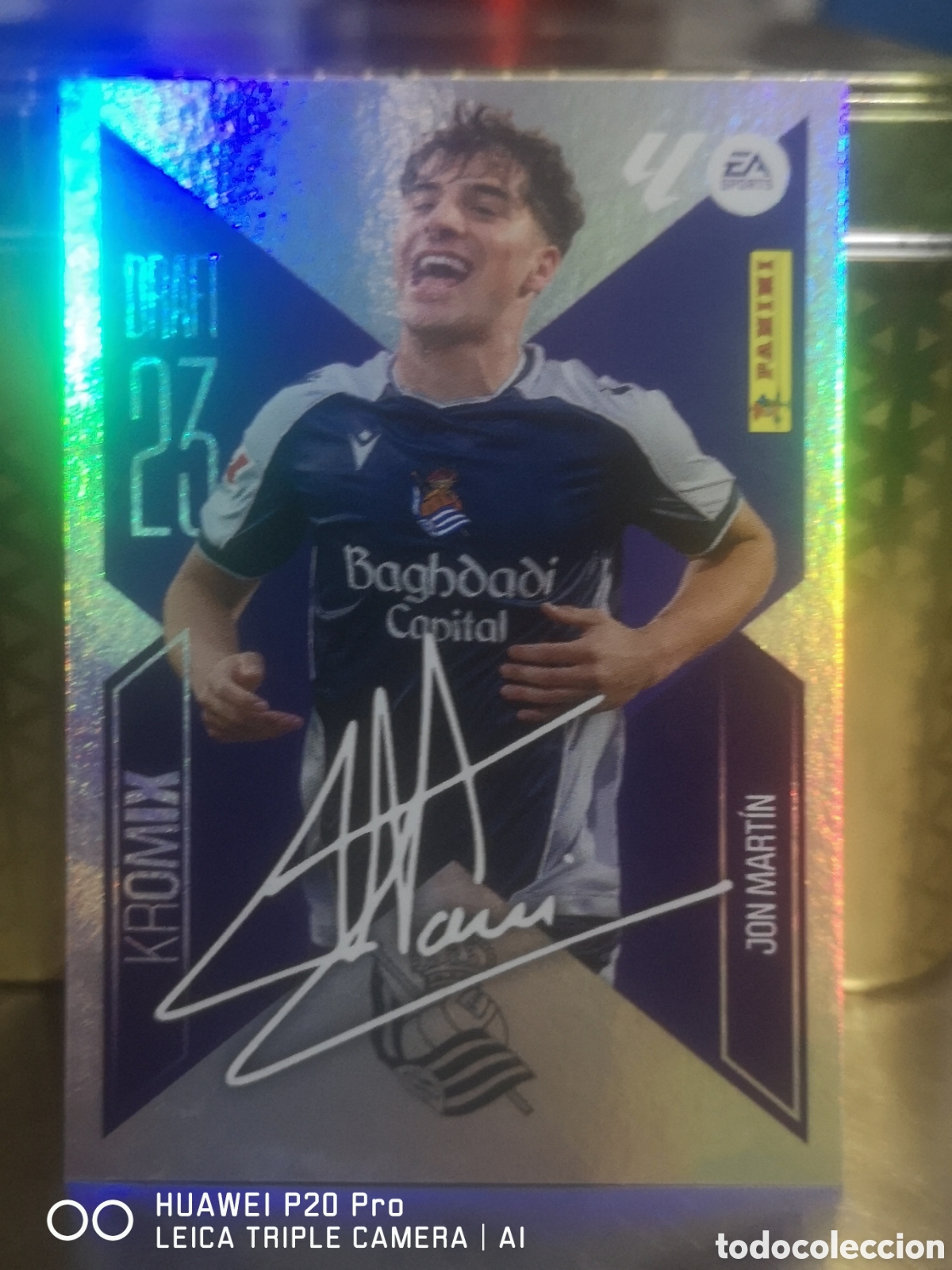 Cromos de f&uacute;tbol: LIGA ESTE 2026 2027 26 27 DRAFT 23 KROMIX JON MARTIN K 13 REAL SOCIEDAD