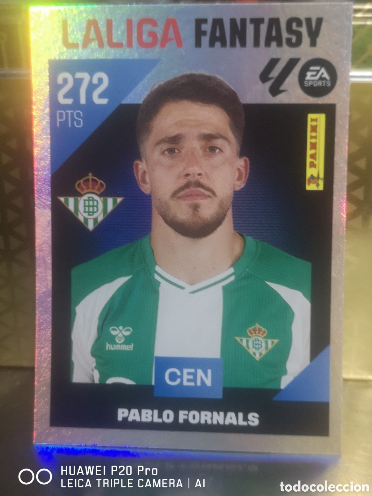 Cromos de f&uacute;tbol: LIGA ESTE 2026 2027 26 27 LA LIGA FANTASY 4 PABLO FORNALS REAL BETIS