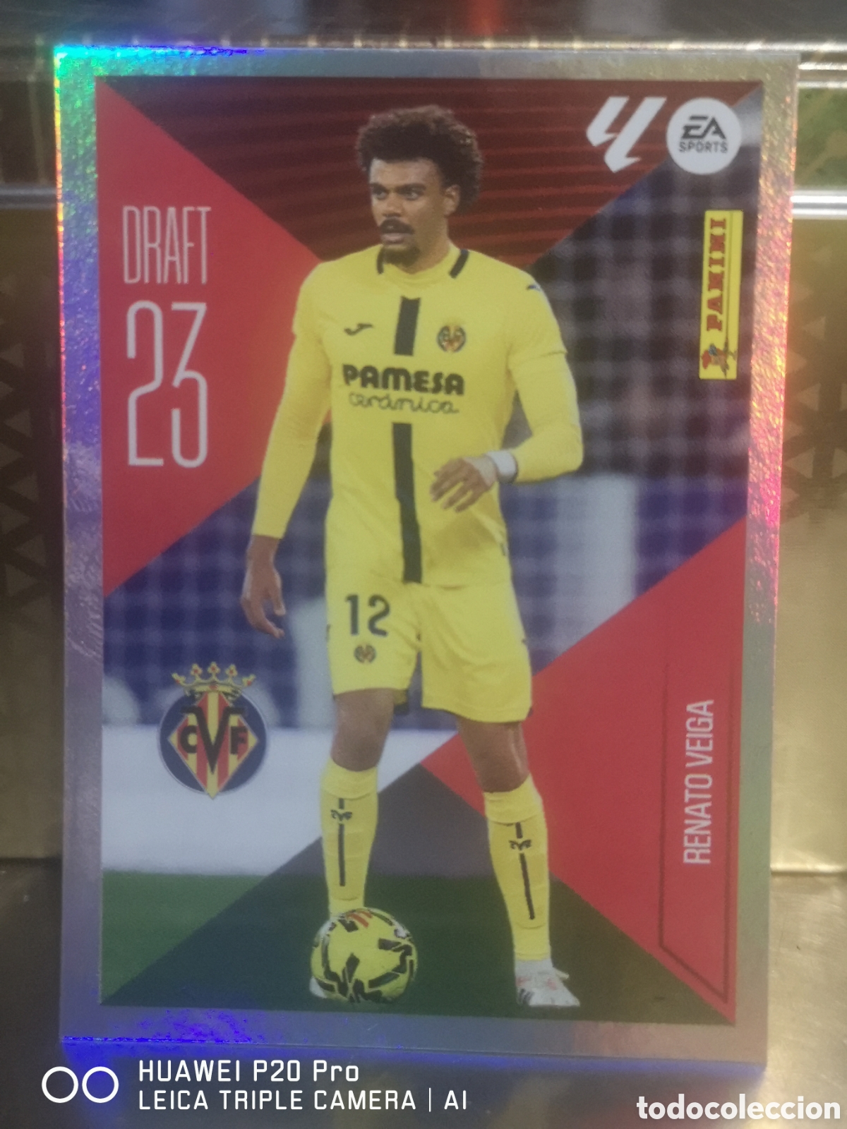 Cromos de f&uacute;tbol: LIGA ESTE 2026 2027 26 27 DRAFT 23 RENATO VEIGA 20 VILLARREAL