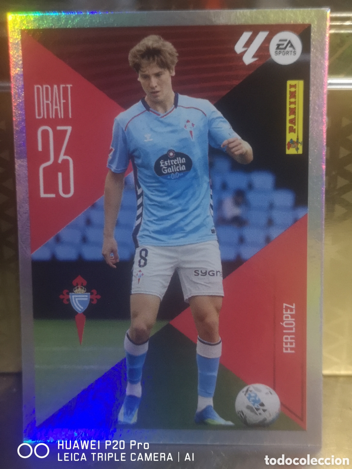 Cromos de f&uacute;tbol: LIGA ESTE 2026 2027 26 27 DRAFT 23 FER LOPEZ 7 REAL CLUB CELTA