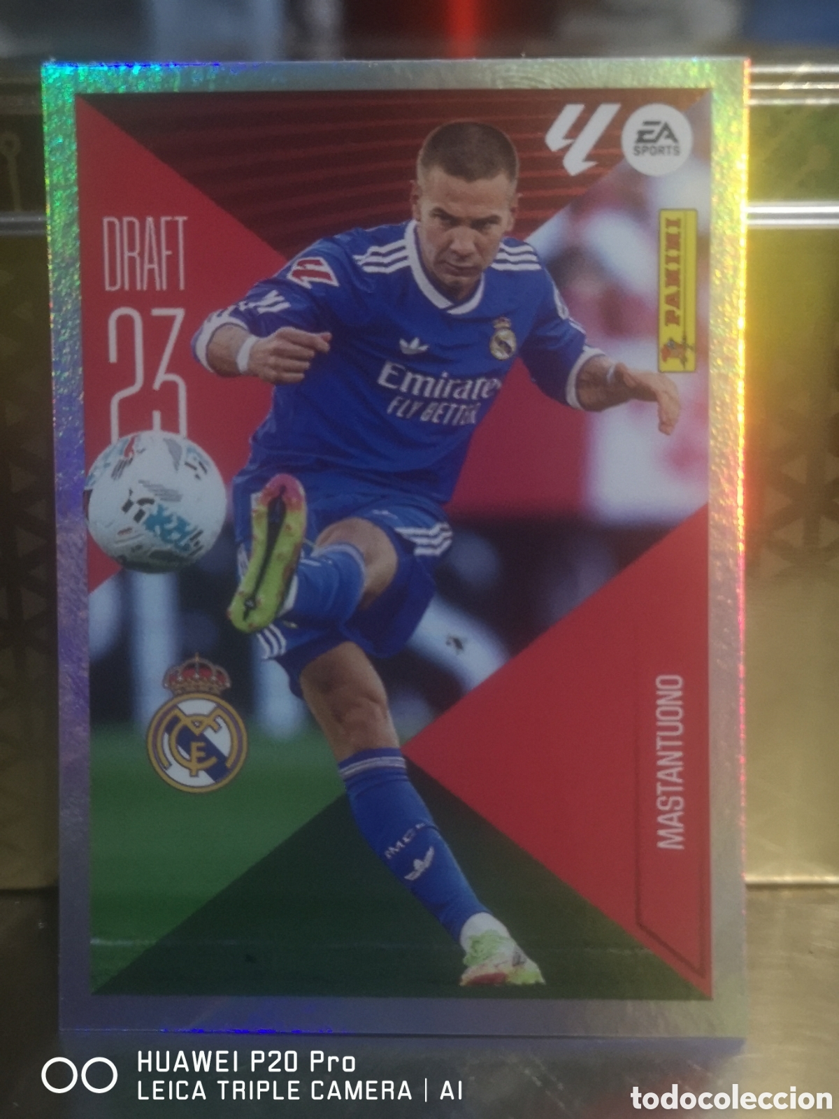 Cromos de f&uacute;tbol: LIGA ESTE 2026 2027 26 27 DRAFT 23 MASTANTUONO 16 REAL MADRID
