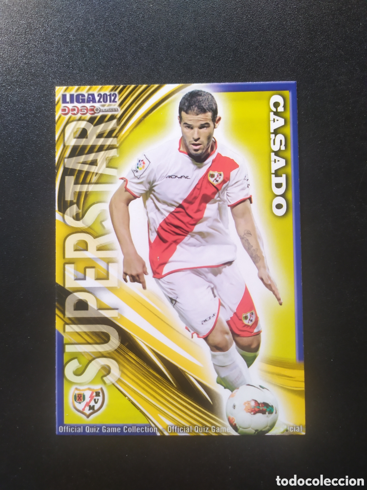 Cromos de f&uacute;tbol: Mundicromo fichas Liga 2011 2012 11 12 Casado superstar mate n&deg; 509 Rayo Vallecano
