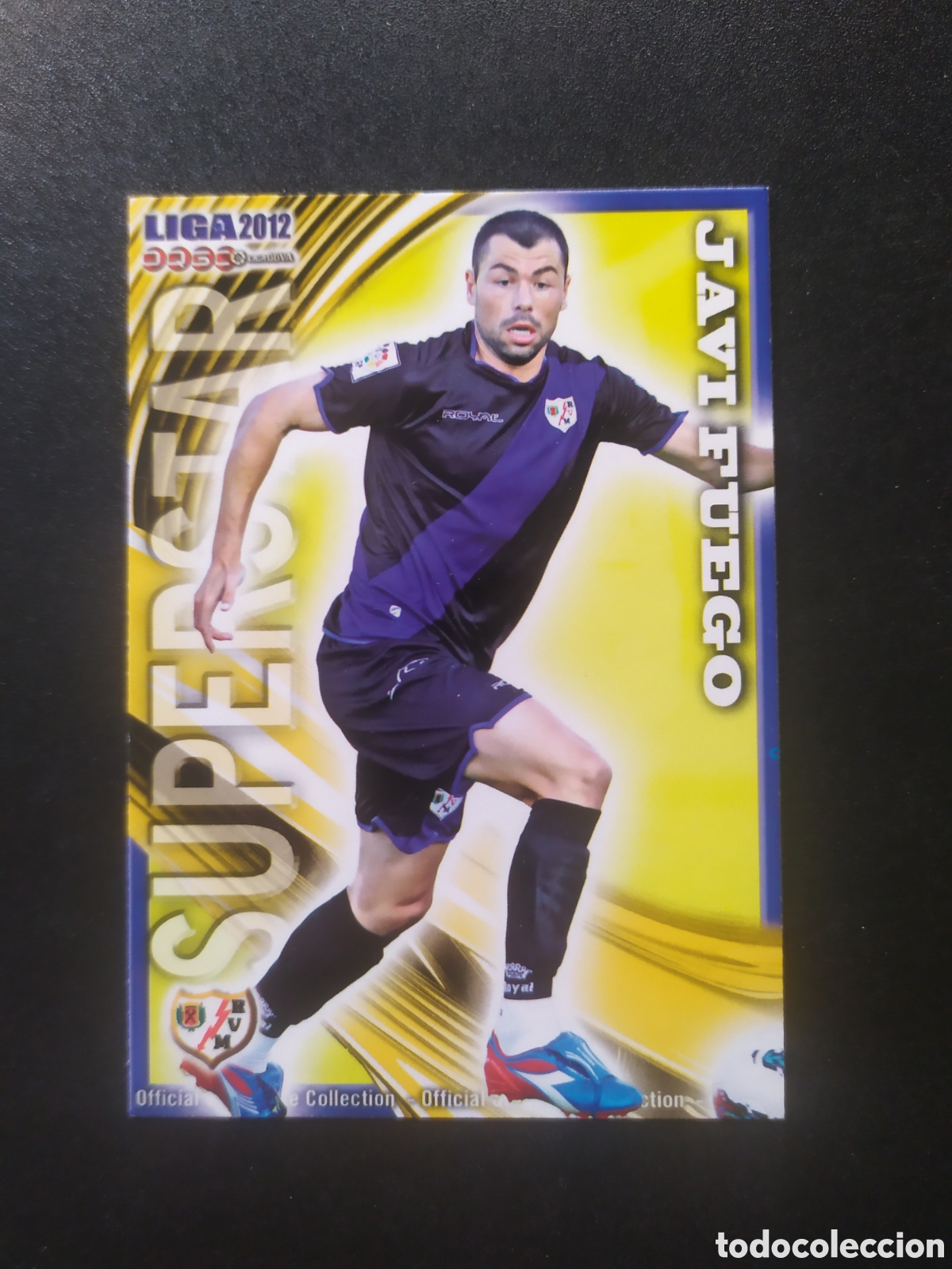 Cromos de f&uacute;tbol: Mundicromo fichas Liga 2011 2012 11 12 Javi Fuego superstar mate n&deg; 510 Rayo Vallecano