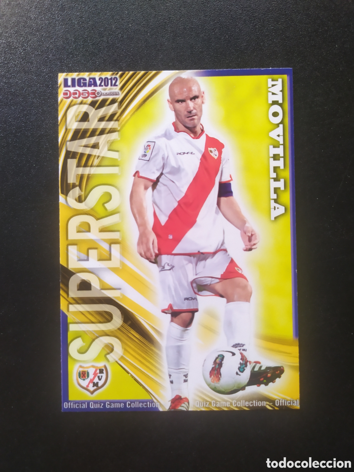 Cromos de f&uacute;tbol: Mundicromo fichas Liga 2011 2012 11 12 Movilla superstar mate n&deg; 512 Rayo Vallecano