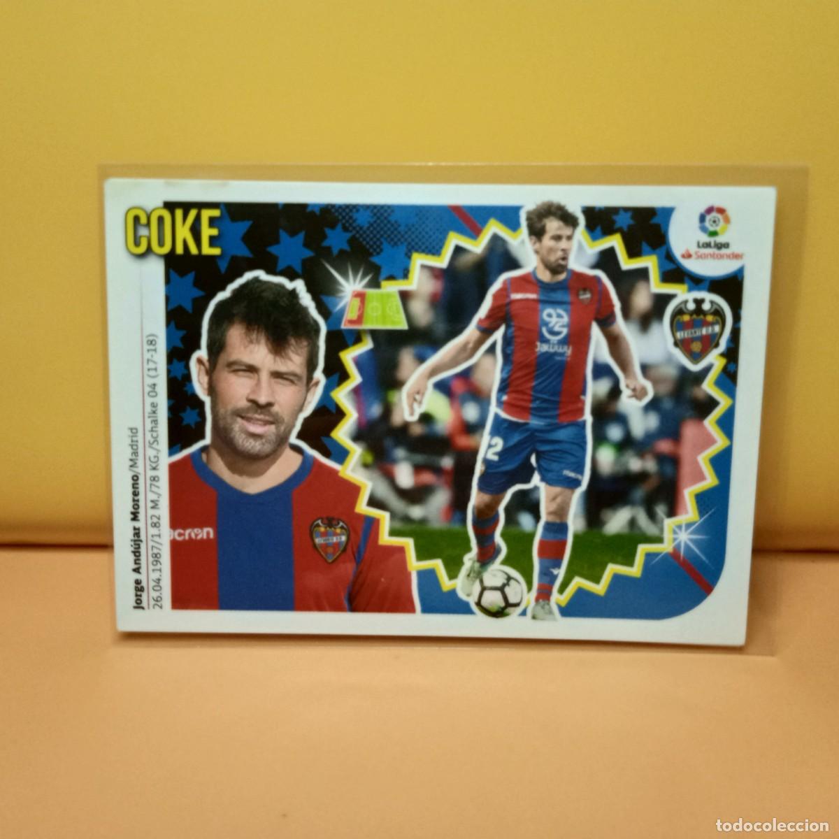 Cromos de f&uacute;tbol: EDICIONES ESTE 2018 2019 18 19 LEVANTE U.D COKE 3A 3 A