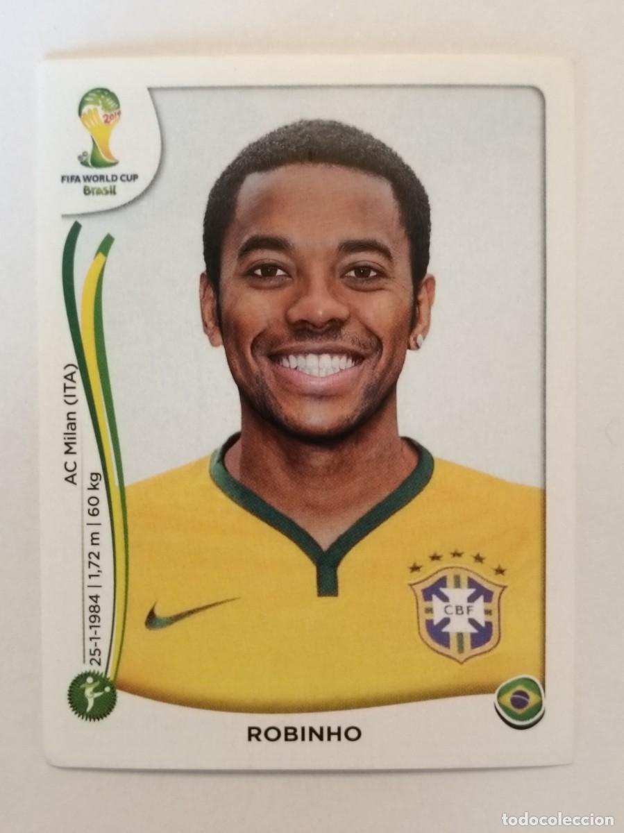 Cromos de f&uacute;tbol: #47 ROBINHO (BRASIL) MUNDIAL BRASIL 2014 PANINI
