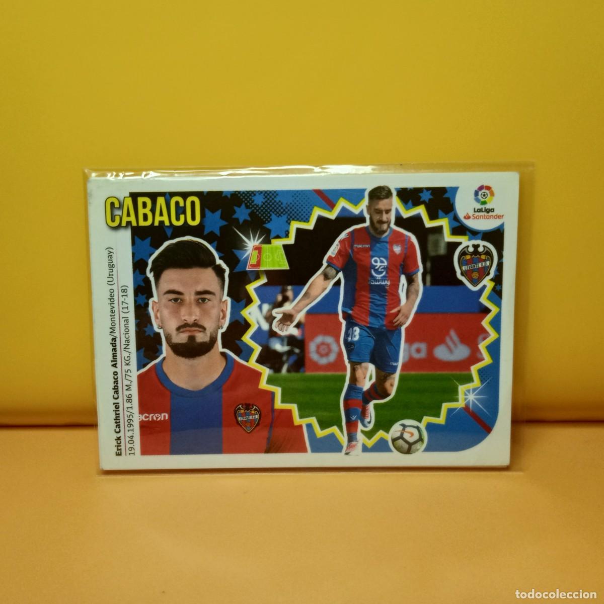 Cromos de f&uacute;tbol: EDICIONES ESTE 2018 2019 18 19 LEVANTE U.D CABACO 6 (2&ordf; EDICI&Oacute;N)