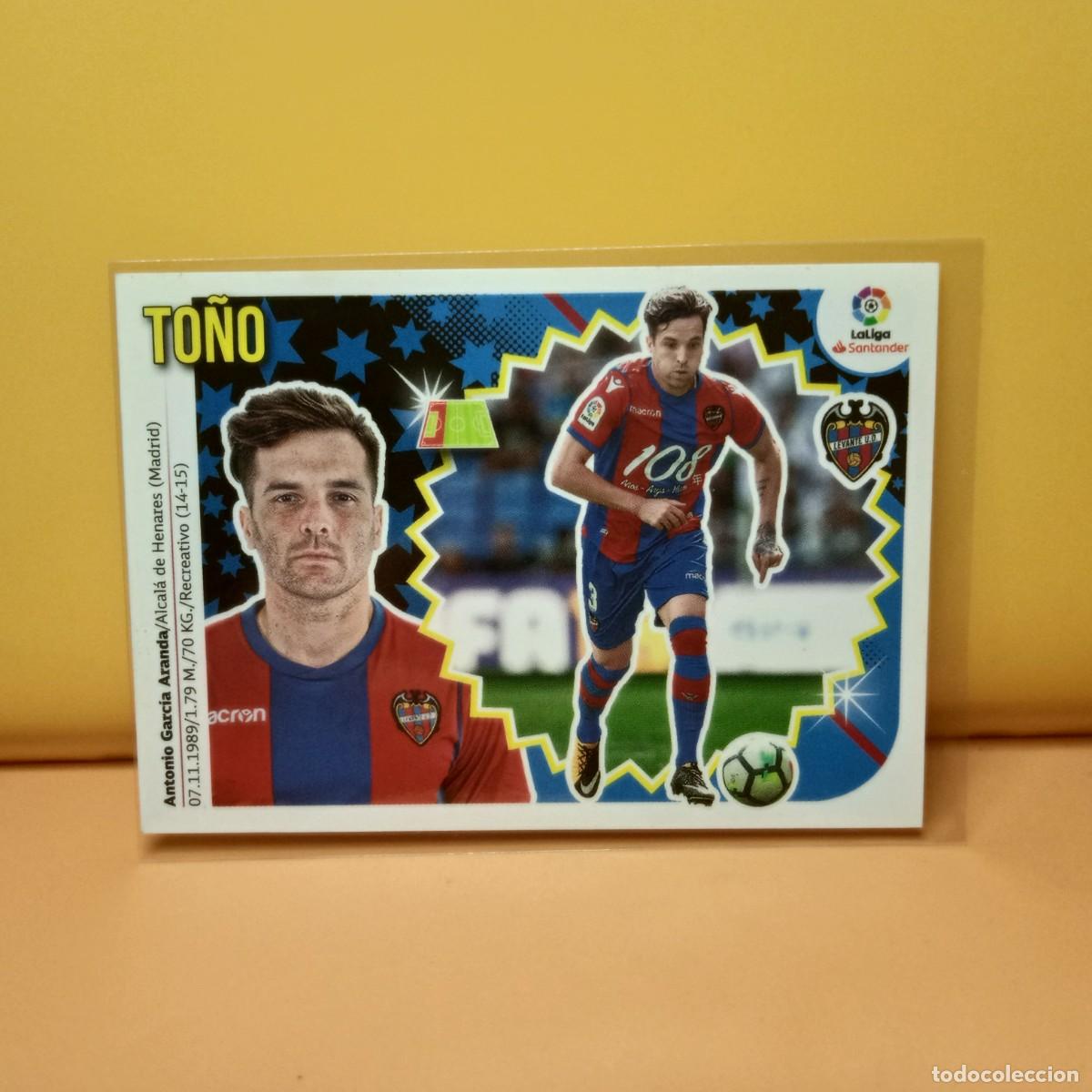 Cromos de f&uacute;tbol: EDICIONES ESTE 2018 2019 18 19 LEVANTE U.D TO&Ntilde;O 7