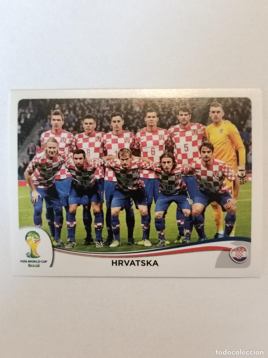 Cromos de f&uacute;tbol: #52 ALINEACION (CROACIA) MUNDIAL BRASIL 2014 PANINI