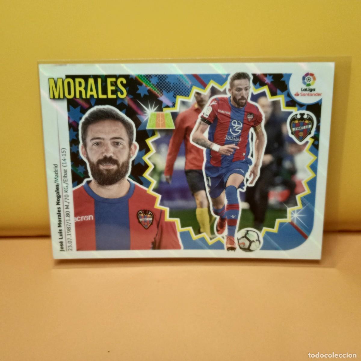 Cromos de f&uacute;tbol: EDICIONES ESTE 2018 2019 18 19 LEVANTE U.D MORALES 13