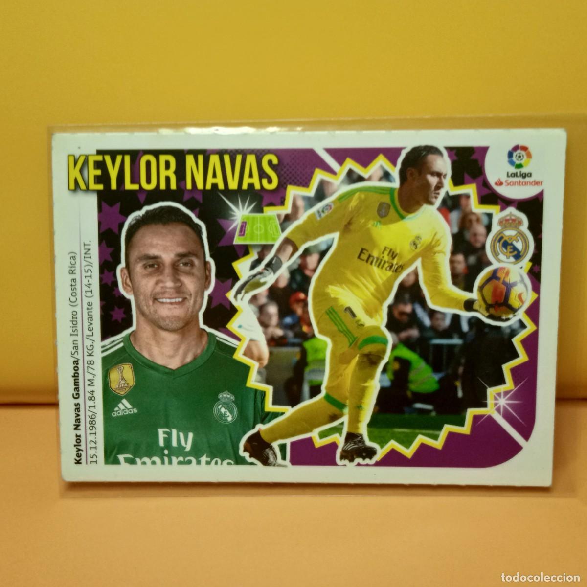 Cromos de Futebol: EDICIONES ESTE 2018 2019 18 19 REAL MADRID KEYLOR NAVAS 1