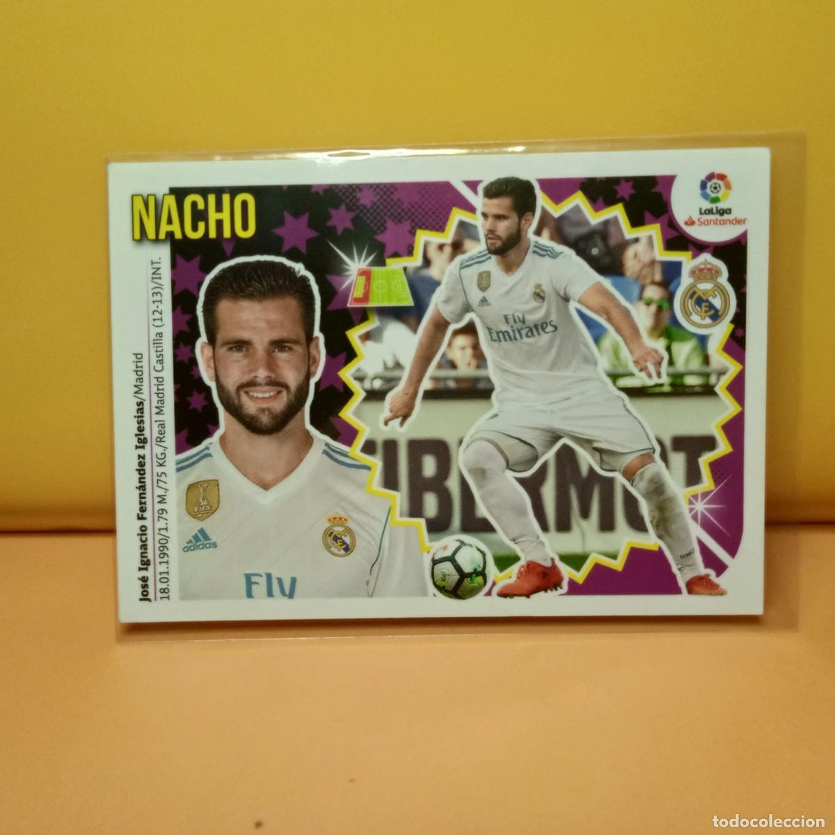 Cromos de Futebol: EDICIONES ESTE 2018 2019 18 19 REAL MADRID NACHO 5A 5 A