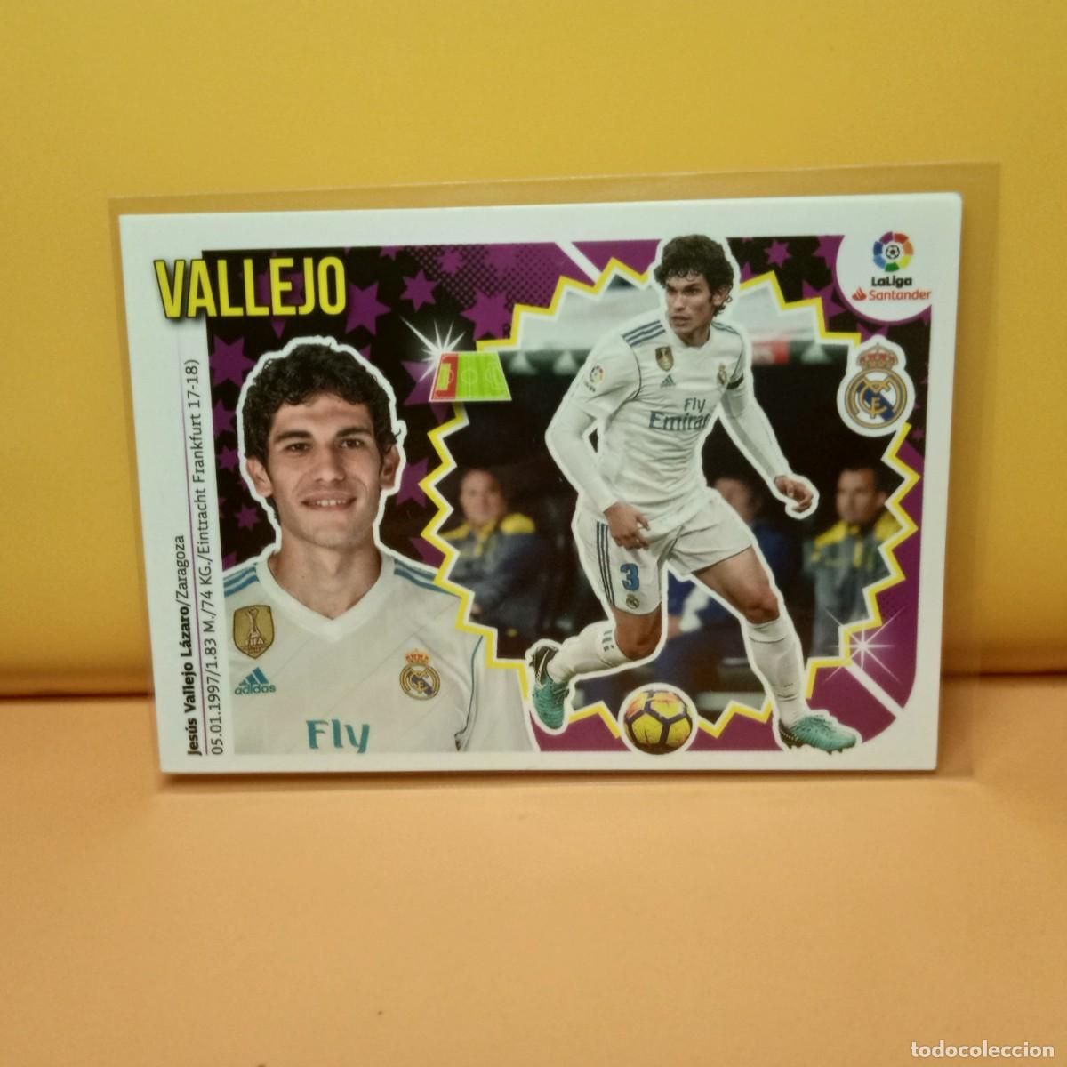 Cromos de Futebol: EDICIONES ESTE 2018 2019 18 19 REAL MADRID VALLEJO 5B 5 B