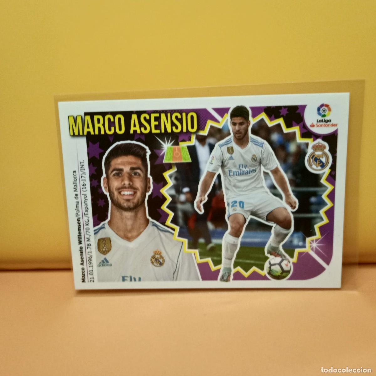 Cromos de f&uacute;tbol: EDICIONES ESTE 2018 2019 18 19 REAL MADRID MARCO ASENSIO 11A 11 A
