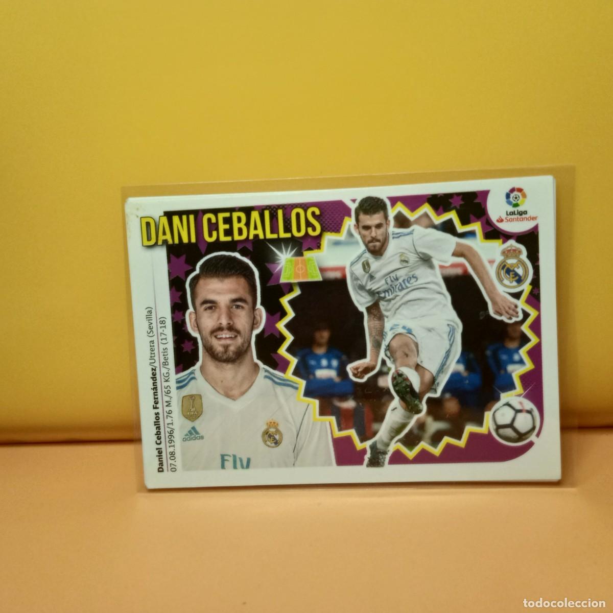 Cromos de Futebol: EDICIONES ESTE 2018 2019 18 19 REAL MADRID DANI CEBALLOS 13B 13 B