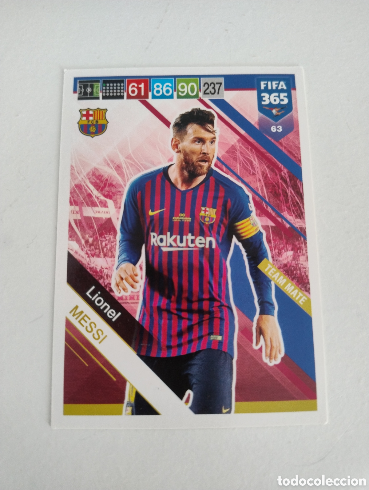 Cromos de Futebol: 63 - Messi - Barcelona - Adrenalyn XL FIFA 365 2018 - 2019