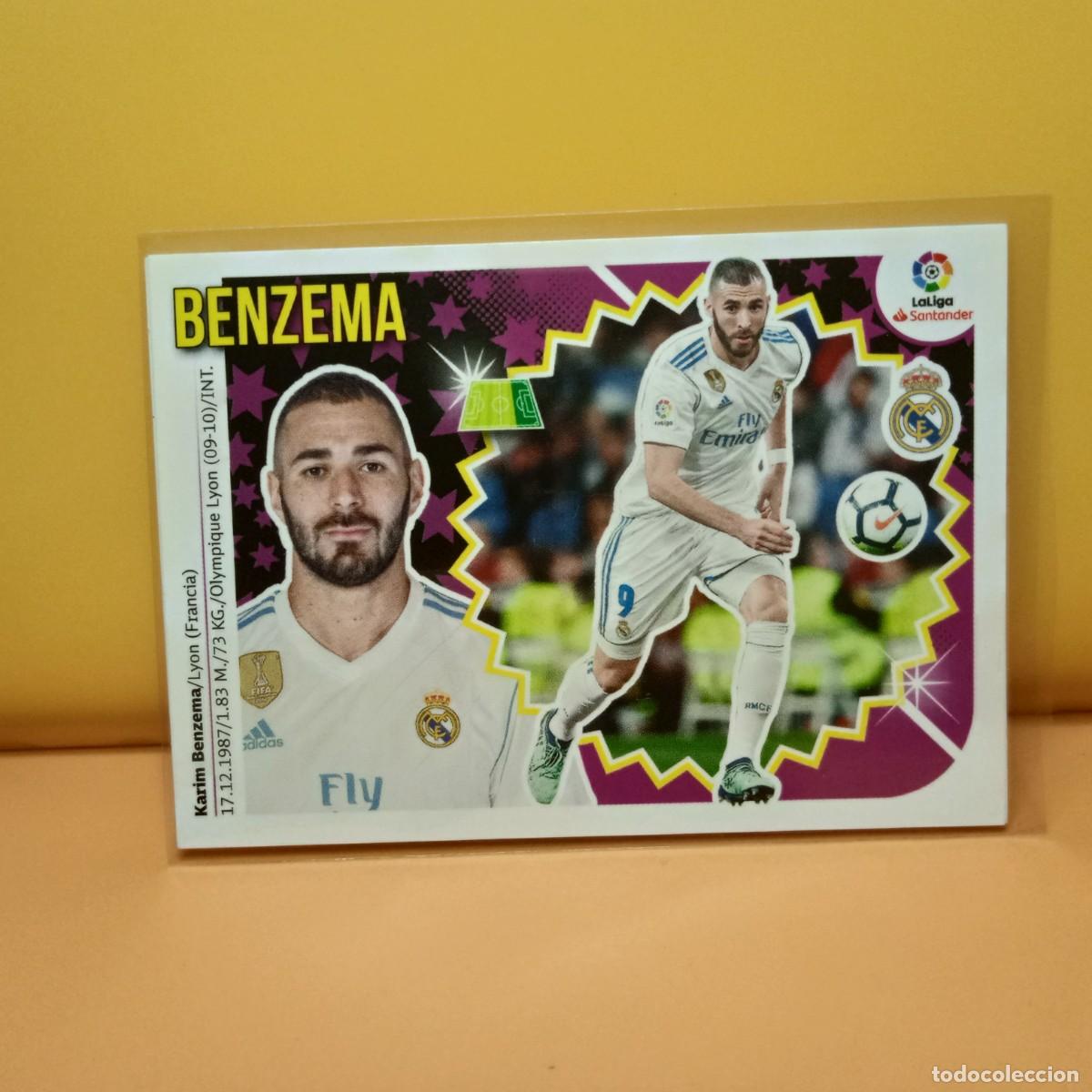 Cromos de Futebol: EDICIONES ESTE 2018 2019 18 19 REAL MADRID BENZEMA 16