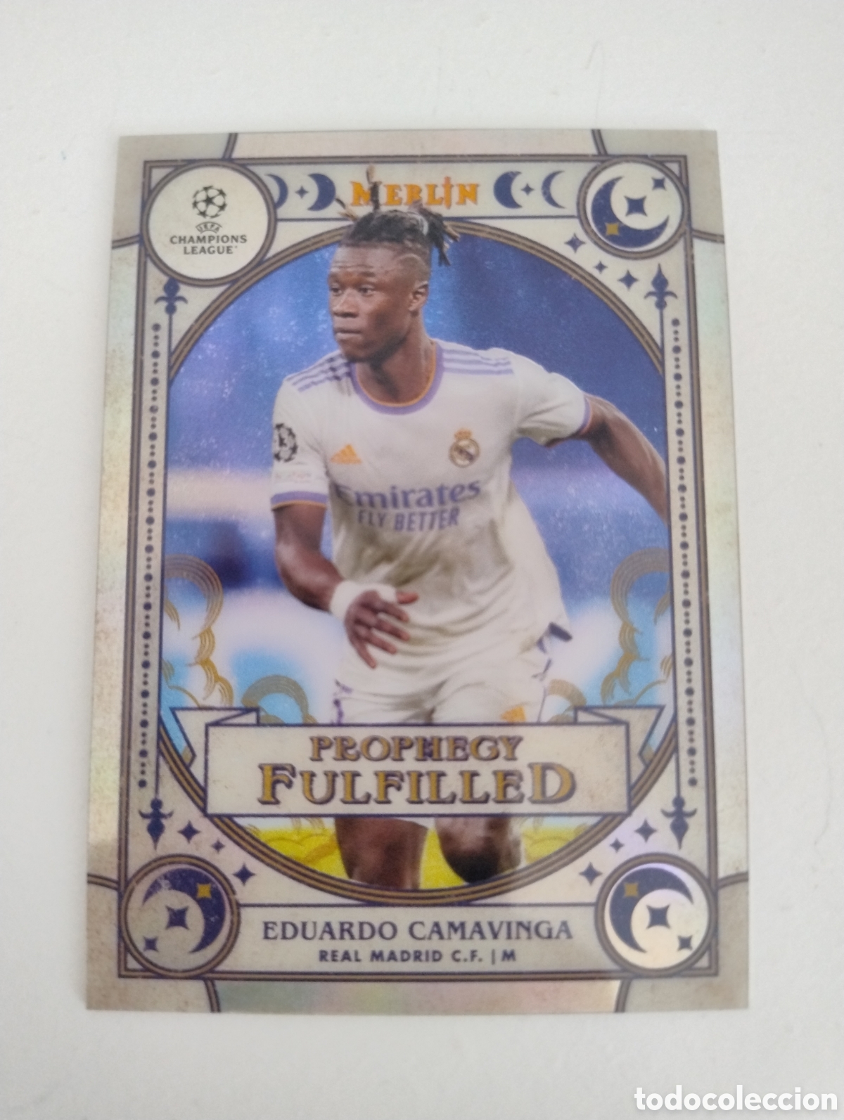 Cromos de Futebol: PF 12 - Camavinga - Real Madrid - Topps Prophegy Fullfilled Merlon 2022