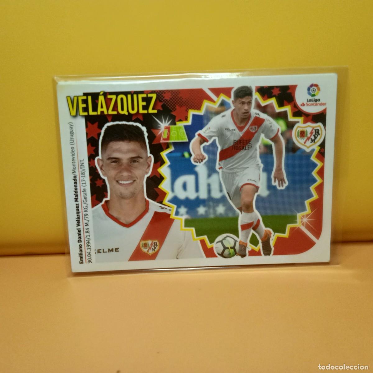 Cromos de f&uacute;tbol: EDICIONES ESTE 2018 2019 18 19 RAYO VALLECANO VAL&Aacute;ZQUEZ 6 (2&ordf; EDICI&Oacute;N )