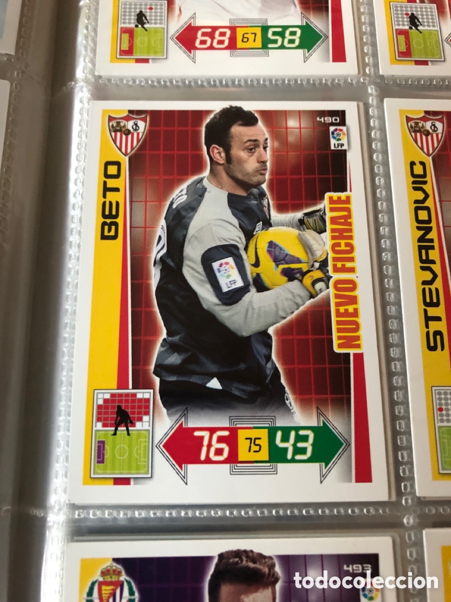 Cromos de f&uacute;tbol: Adrenalyn 2012 2013 nuevo fichaje beto 490 Sevilla