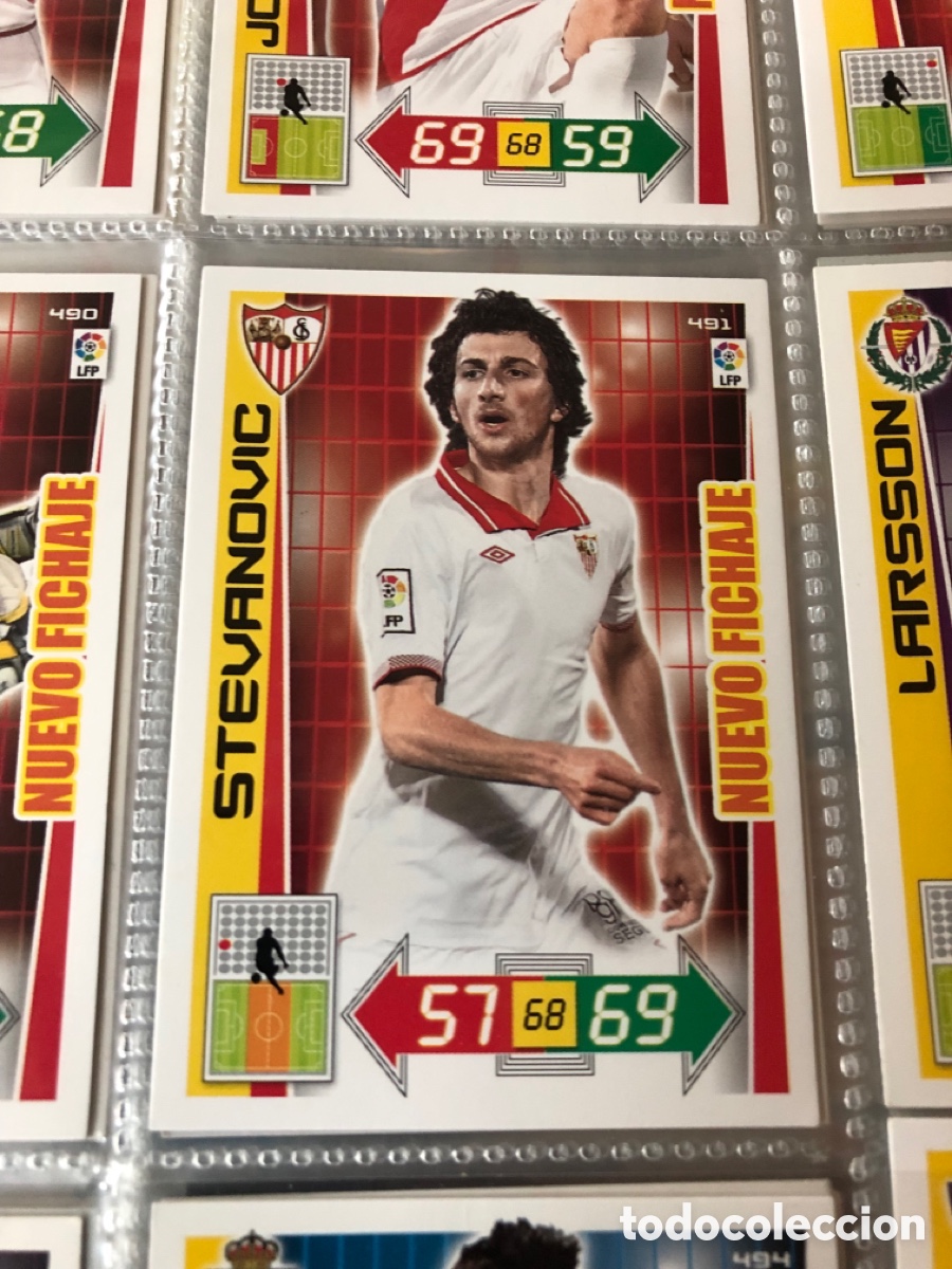 Cromos de f&uacute;tbol: Adrenalyn 2012 2013 nuevo fichaje stevanivoc 491 Sevilla