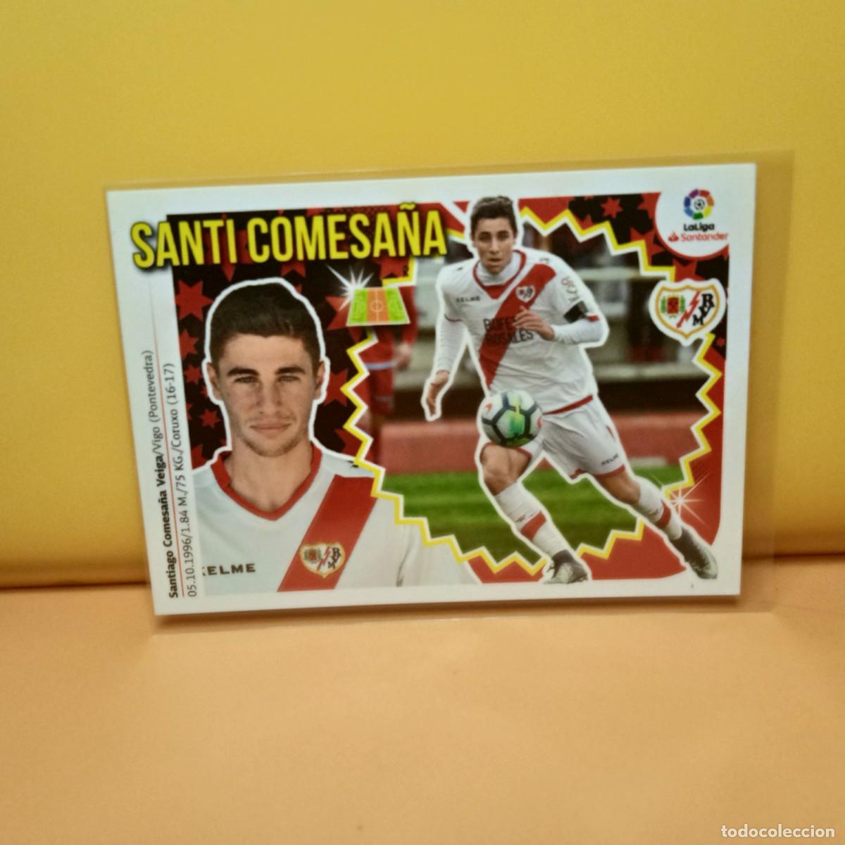 Cromos de f&uacute;tbol: EDICIONES ESTE 2018 2019 18 19 RAYO VALLECANO SANTI COMESA&Ntilde;A 10