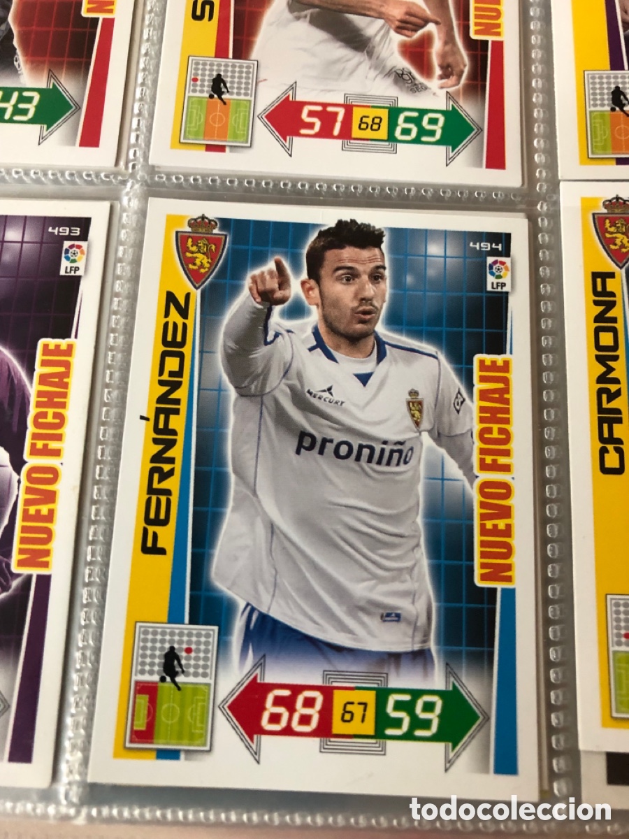 Cromos de f&uacute;tbol: Adrenalyn 2012 2013 nuevo fichaje fernandez 494 Zaragoza