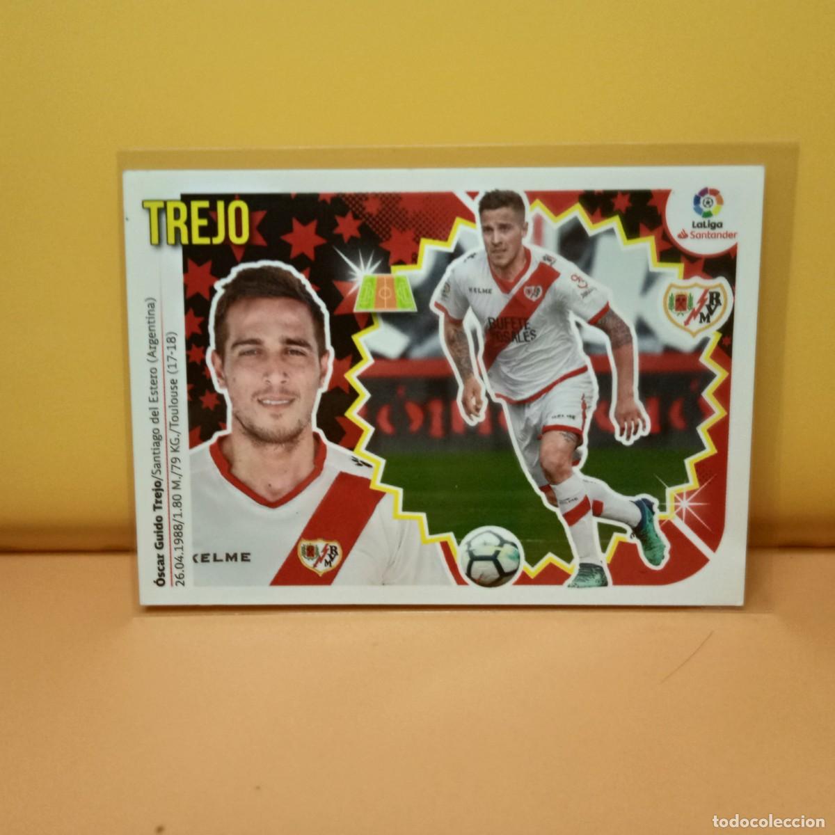 Cromos de f&uacute;tbol: EDICIONES ESTE 2018 2019 18 19 RAYO VALLECANO TREJO 12A 12 A