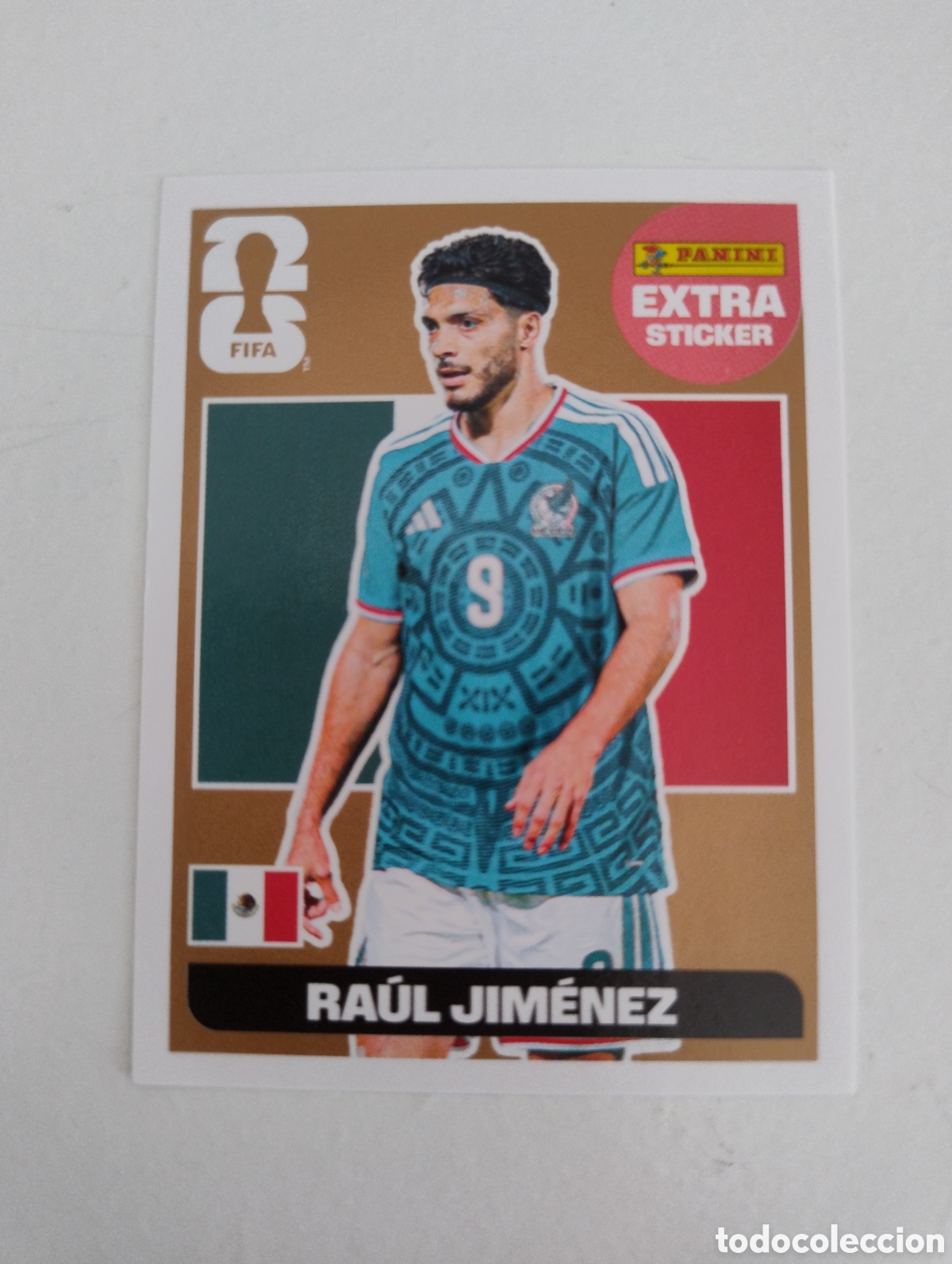 Cromos de f&uacute;tbol: Ra&uacute;l Jim&eacute;nez - M&eacute;xico - Extra Sticker Bronce Mundial 2026