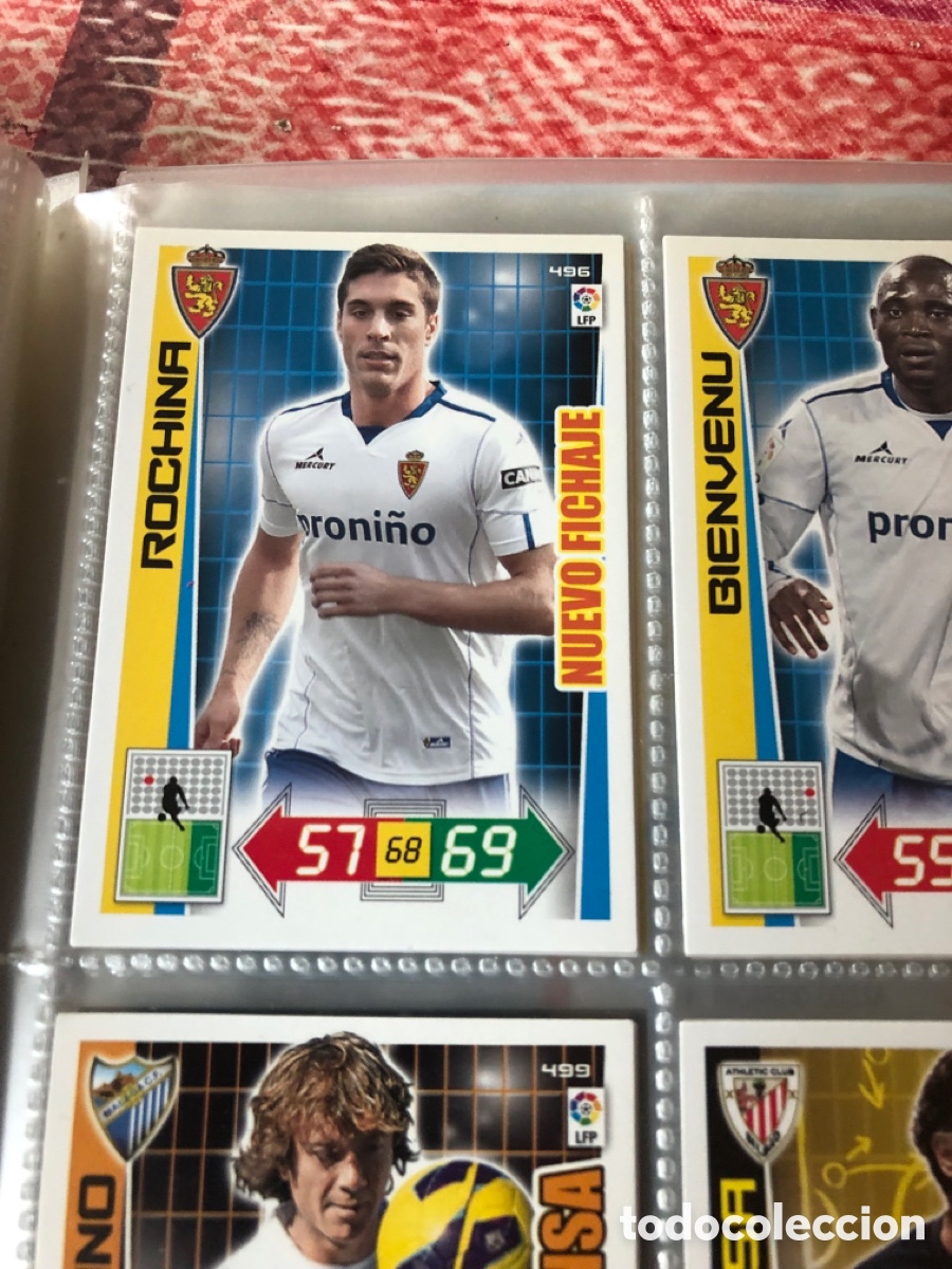 Cromos de f&uacute;tbol: Adrenalyn 2012 2013 nuevo fichaje rochina 496 Zaragoza