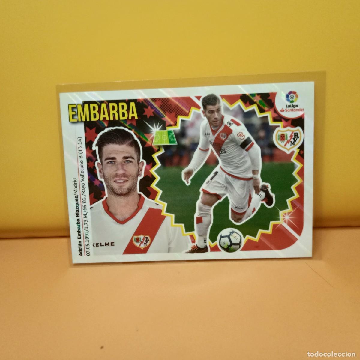 Cromos de f&uacute;tbol: EDICIONES ESTE 2018 2019 18 19 RAYO VALLECANO EMBARBA 14