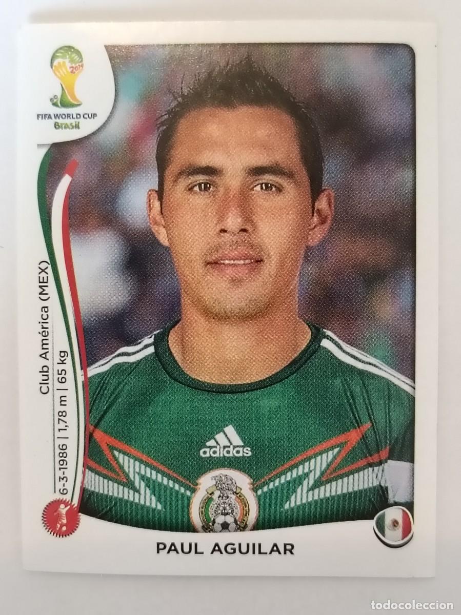 Fu&szlig;ball-Sticker: #77 AGUILAR (MEXICO) MUNDIAL BRASIL 2014 PANINI