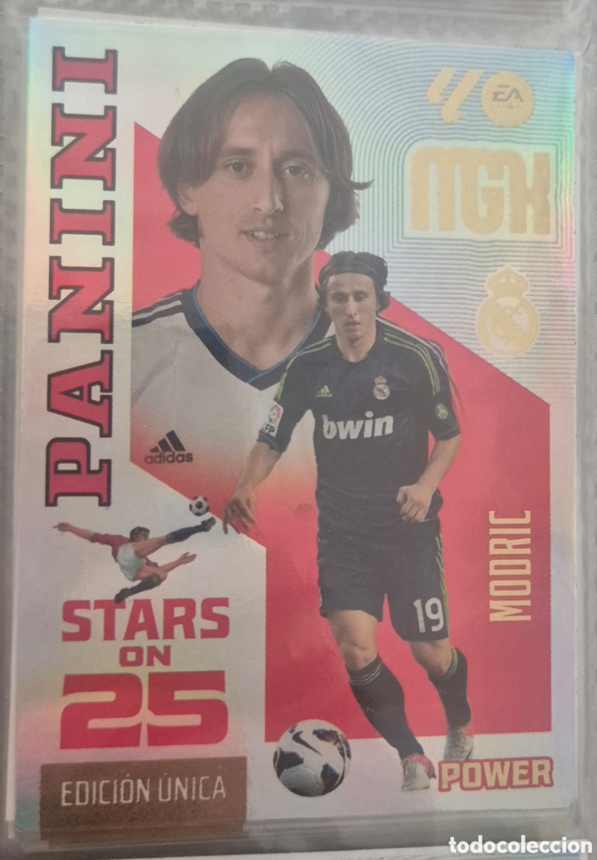 Cromos de f&uacute;tbol: Modric Madrid stars on 25 megacracks 26 27