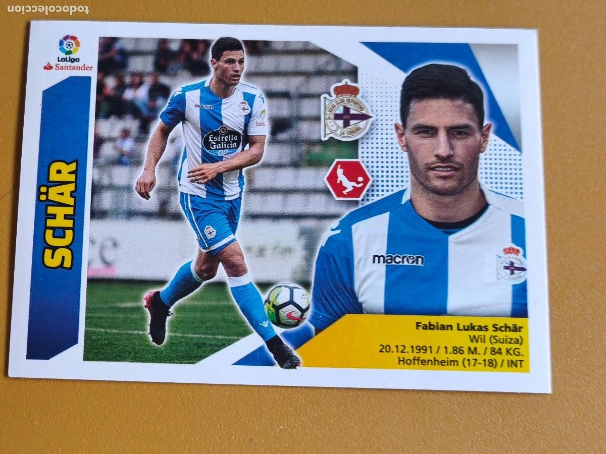 Cromos de f&uacute;tbol: schar, liga 2017 18 ultimos fichajes