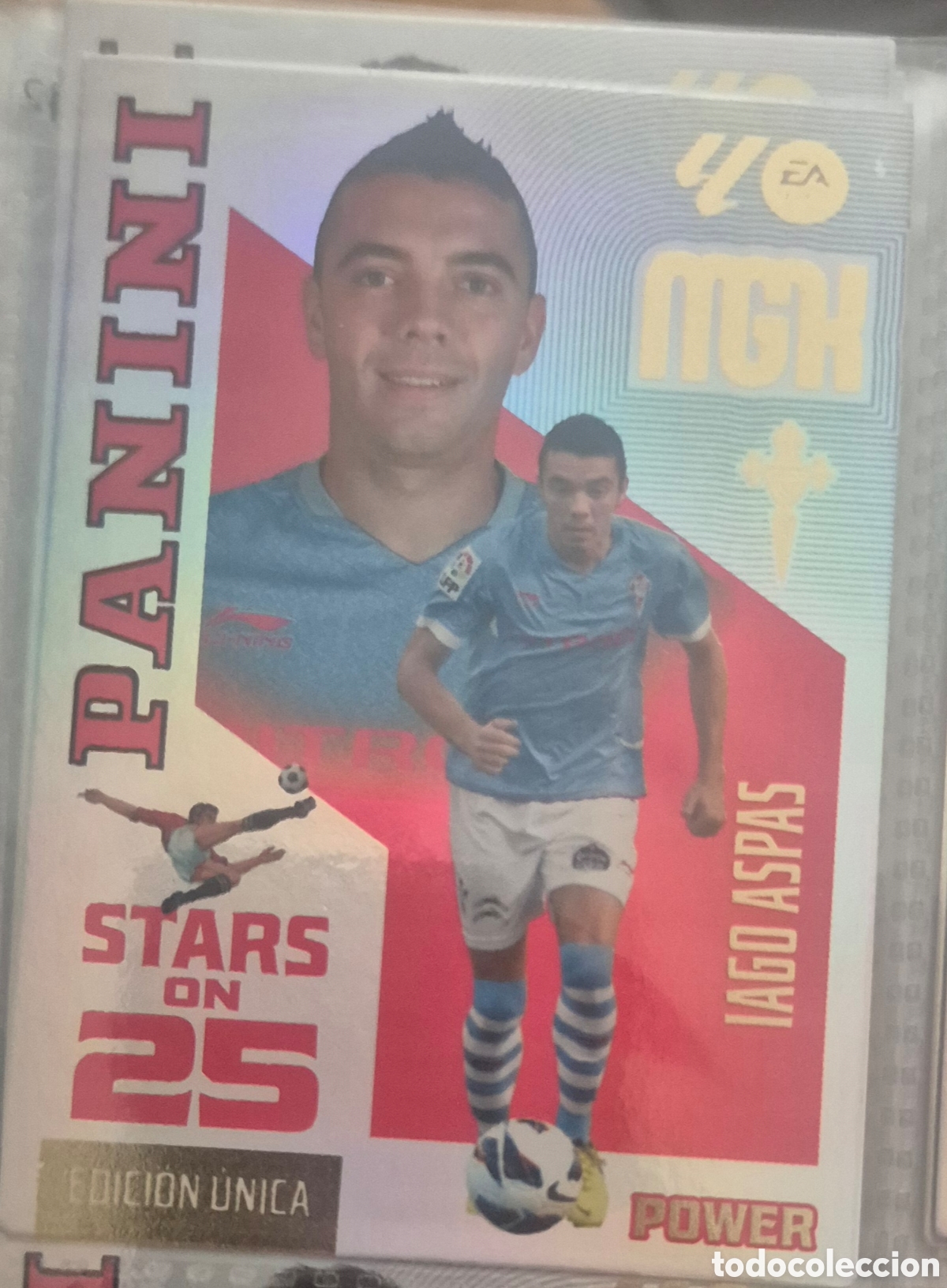 Cromos de f&uacute;tbol: Iago aspas celta stars on 25 megacracks 26 27