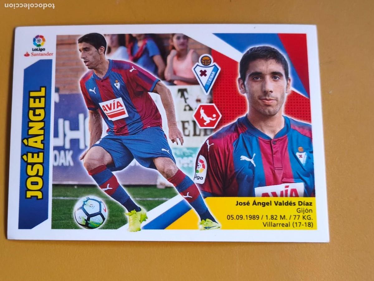 Cromos de f&uacute;tbol: jose angel, liga 2017 18 ultimos fichajes