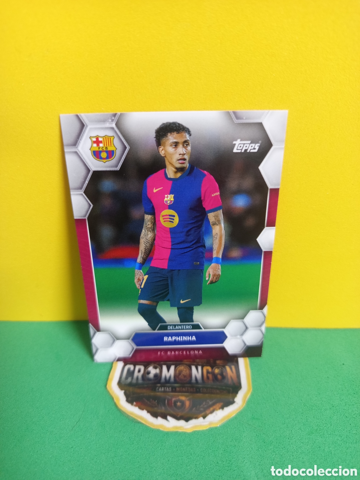 Fu&szlig;ball-Sticker: ❇️ CROMO ⚽ CARD RAPHINHA FC BARCELONA TOPPS SET 2024 2025 24 25 ❇️