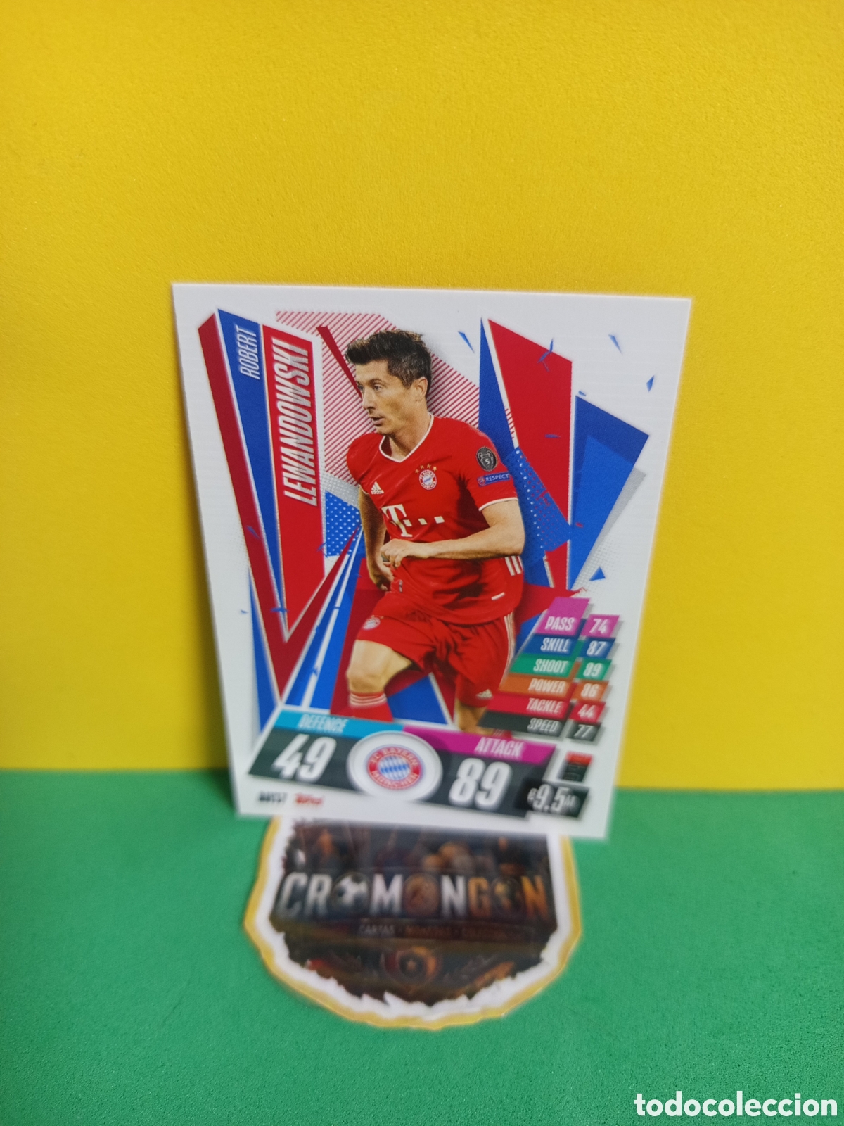 Fu&szlig;ball-Sticker: ❇️ CROMO ⚽ CARD LEWANDOWSKI MATCH ATTAX 2020 2021 20 21 - BAYERN MUNICH ❇️