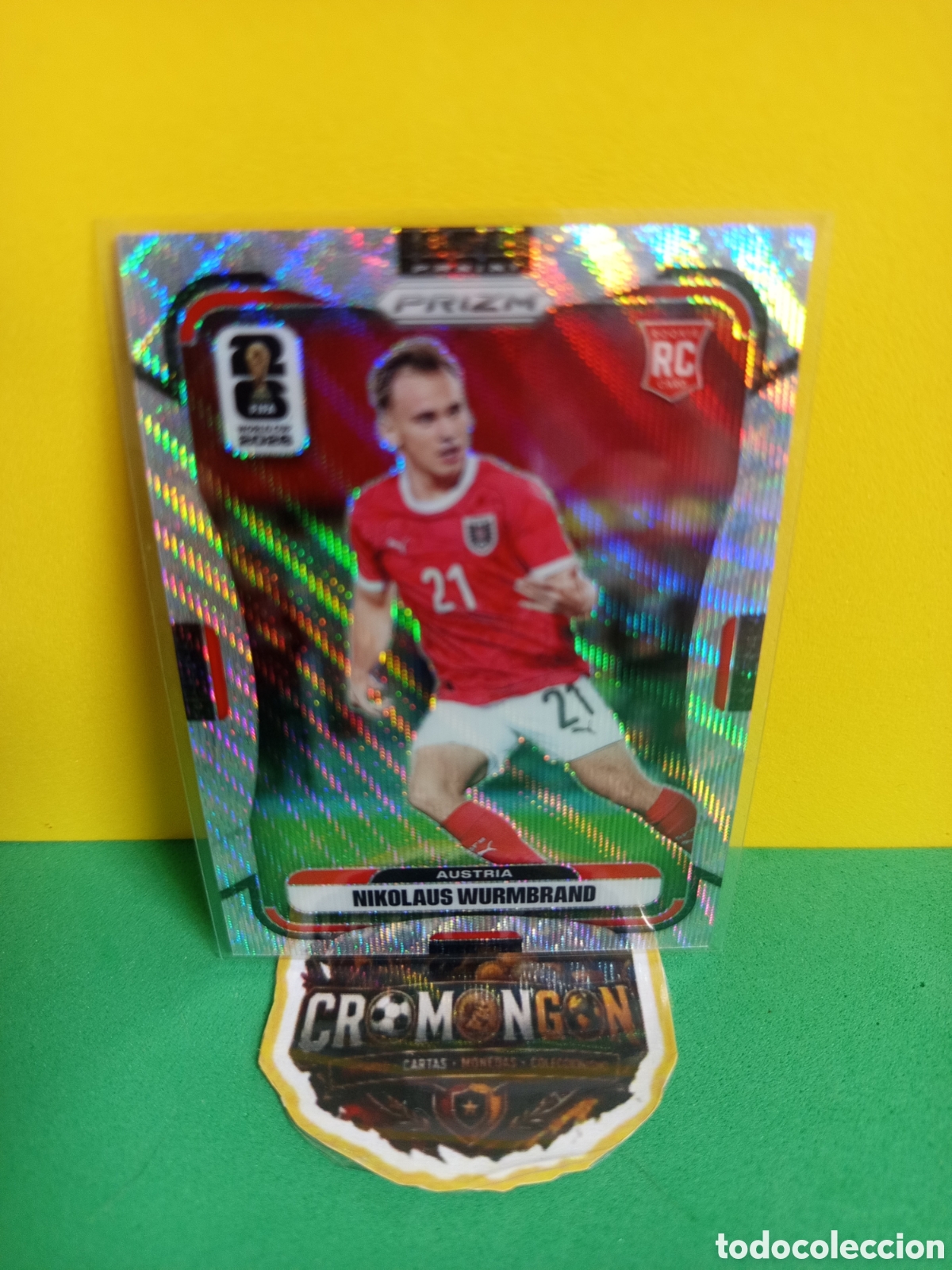 Cromos de f&uacute;tbol: ❇️ CROMO ⚽ CARD WURMBRAND ROOKIE PARALELO PRIZM MUNDIAL 2026 - AUSTRIA ❇️