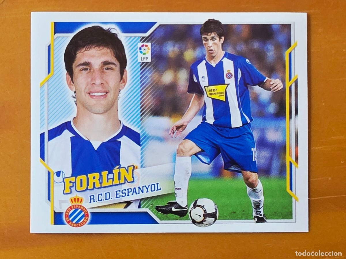 Cromos de f&uacute;tbol: 6 Juan Forl&iacute;n, RCD Espanyol, Panini Ediciones Liga Este 2010 2011 10 11
