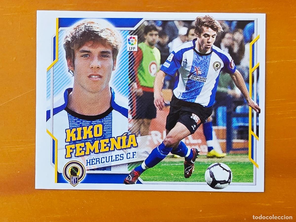 Cromos de f&uacute;tbol: 14 A Kiko Femen&iacute;a, H&eacute;rcules CF, Panini Ediciones Liga Este 2010 2011 10 11