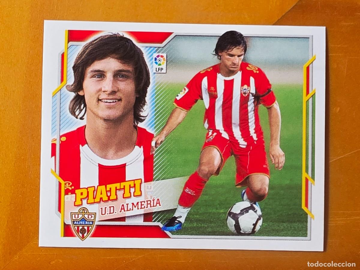 Cromos de f&uacute;tbol: 16 Pablo Piatti, UD Almer&iacute;a, Panini Ediciones Liga Este 2010 2011 10 11 sin pegar