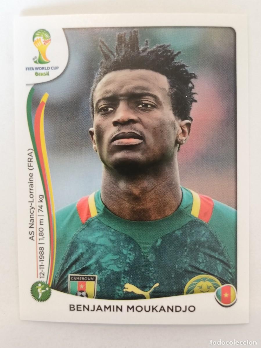 Cromos de f&uacute;tbol: #105 MOUKANDJO (CAMERUN) MUNDIAL BRASIL 2014 PANINI