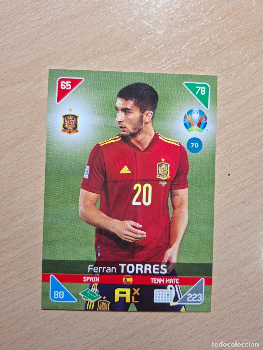 Cromos de f&uacute;tbol: 70 FERRAN TORRES ESPA&Ntilde;A SPAIN PANINI ADRENALYN UEFA KICK OFF EURO EUROCOPA 2020