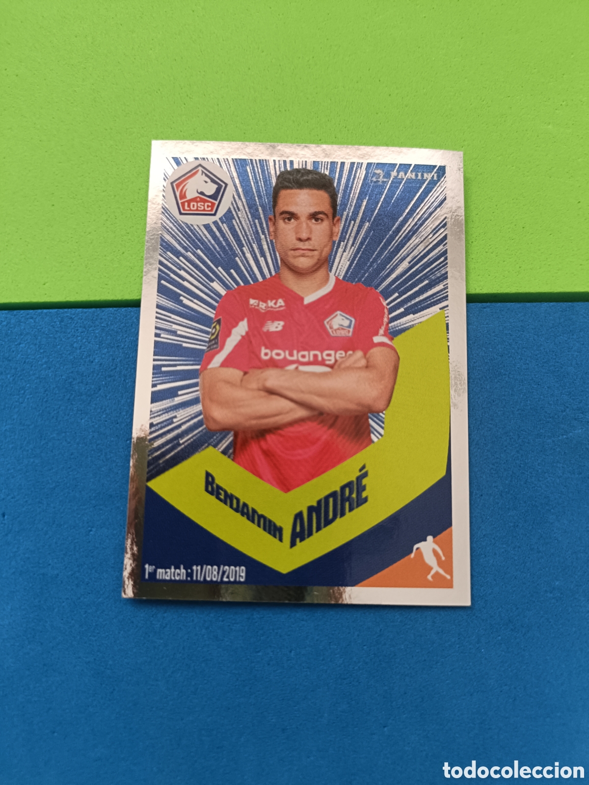 Cromos de f&uacute;tbol: Panini Foot France stickers 2023 2024 23 24 - 109 Benjam&iacute;n Andr&eacute;